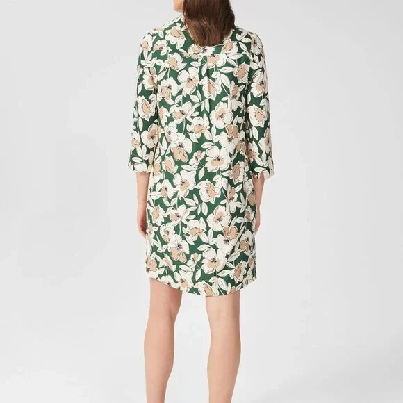 Hobbs London Marea Floral Tunic Dress, Size 12 - Picture 3 of 15